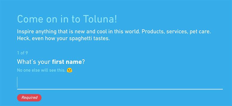 Registro en Toluna
